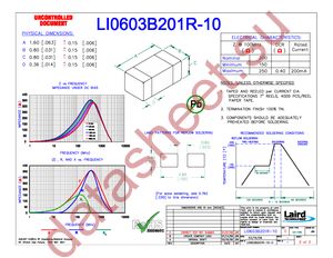 LI0603B201R-10 datasheet  